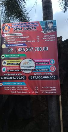 Infografis APBDesa Sawan Tahun Anggaran 2022